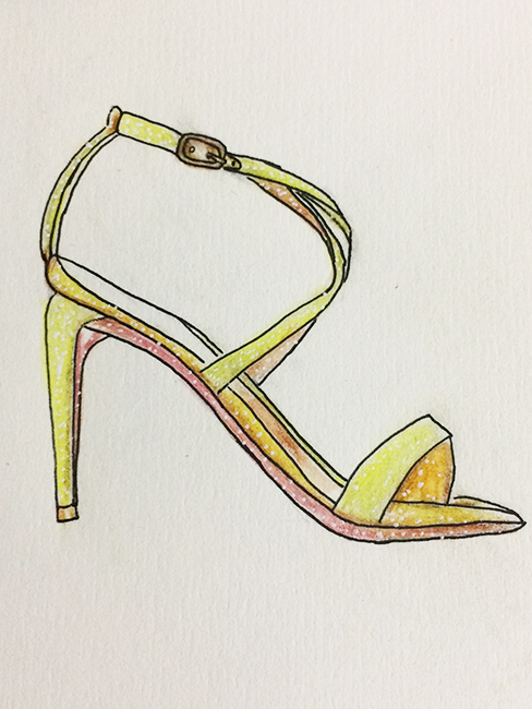 drawing shoes