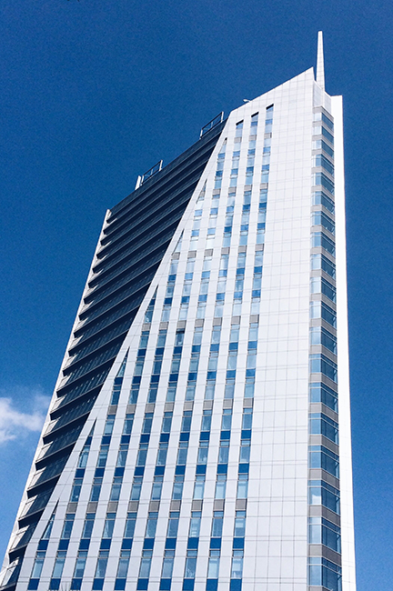 good weather building