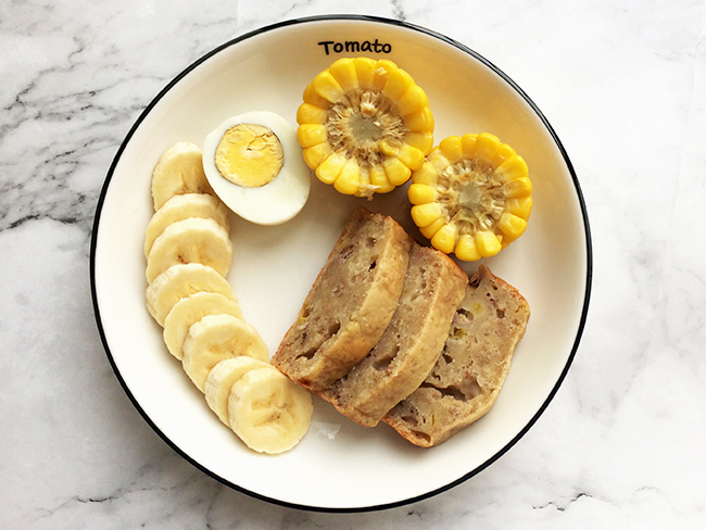 香蕉蛋糕早餐Banana Cake Breakfast