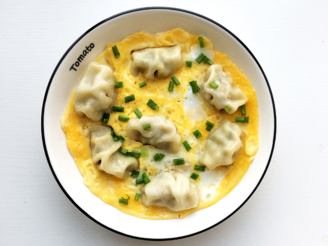 Fired Eggs Dumplings煎蛋饺